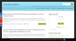 Desktop Screenshot of gravidanzafelice.com