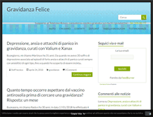 Tablet Screenshot of gravidanzafelice.com